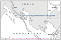 Enclaves in Bangladesh-India border area.