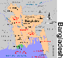 Map of Bangladesh